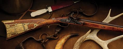 John Armstrong Golden Age Flintlock American Long Rifle Rock Island Auction