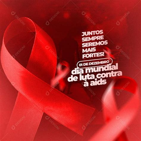 Post Dia Mundial Da Luta Contra À Aids Social Media Psd Editável