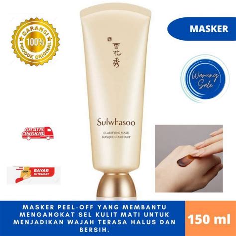 Jual Sulwhasoo Clarifying Mask Ex 150 Ml New Original With Box Shopee