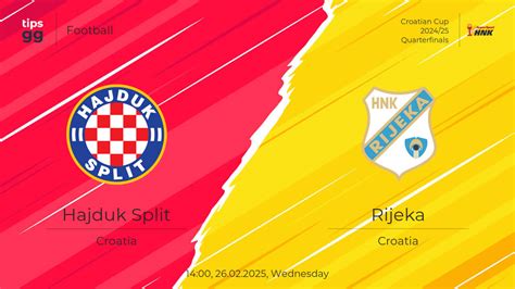 Where To Watch Hajduk Split Vs Rijeka 26 02 2025 Tips GG