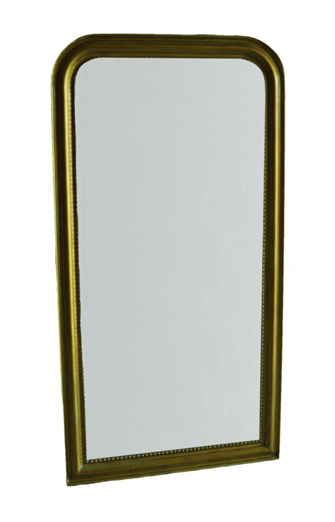 Large Curved Gold Frame Mirror Loluma