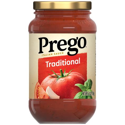 Prego Traditional Spaghetti Sauce 14 oz Jar - Walmart.com