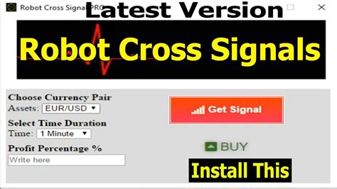 Latest Version Of 2022 Robot Cross Signals Install Now This App Youtube