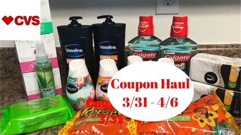 CVS Couponing Haul Video Week 3 31 4 6 Great Deals Giveaway Winner