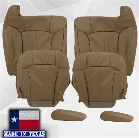 1999 2002 Gmc Sierra Chevy Silverado 1500 2500 Seat Covers In Dark Oak Tan 672 Ebay