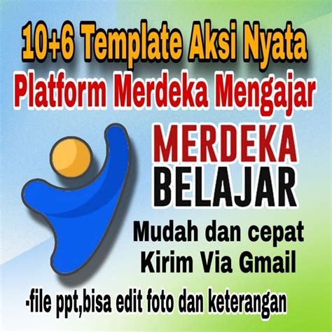 Jual Template Aksi Nyata Topik Siap Edit Dan Upload Ke Pmm