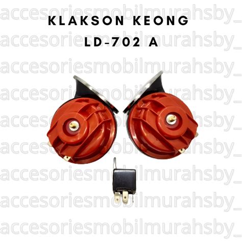 Jual Best Seller Klakson Keong Doble Isi Dua Relay Satu Suara Bisa