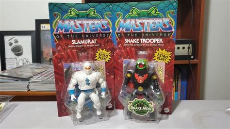 Motu Origins Unboxings Slamurai And Snake Trooper Youtube