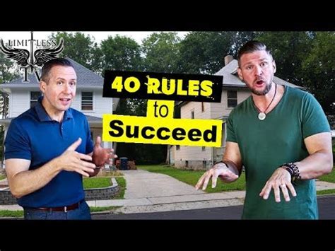 How To Succeed In Real Estate Investing 40 TIPS Part 1 YouTube