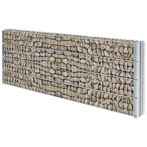 Cl Ture Gabion D Acier Galvanis X M M Total Argent