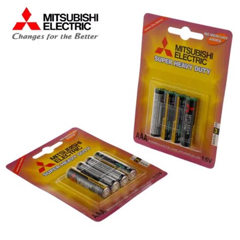 Mitsubishi AAA Heavy Duty R03 Carbon Zinc 1 5V Dry Cell Battery Reloj