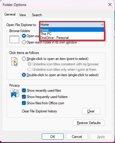 Como Alterar A P Gina Inicial Padr O Do File Explorer Na Atualiza O Do