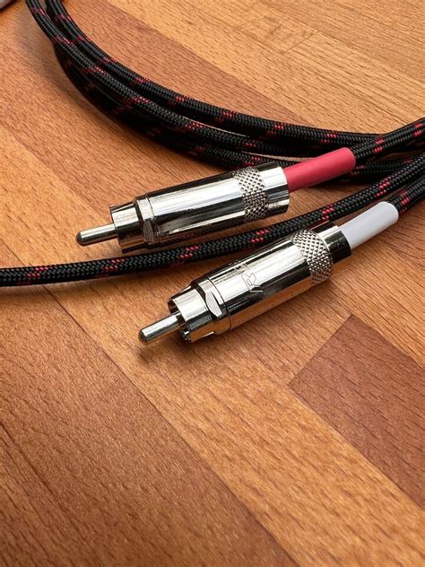 Ft Audiophile Turntable Replacement Phono Rca Cables Low Capacitance