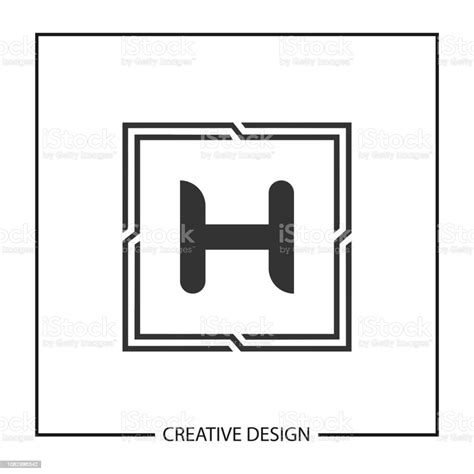 初始字母 H 徽標範本向量設計向量圖形及更多企業圖片 企業 低面數建模 商務 Istock