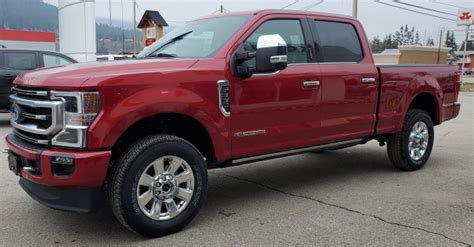 2020 Ford Superduty F 350 Platinum Rapid Red 67l Power Stroke® V8