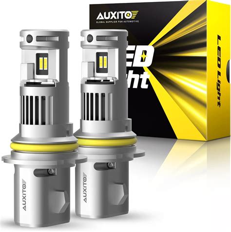 Auxito Hb Led Headlight Bulbs Hi Lo Beam W Lumens