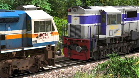 WDP4D RESCUE WDM3D LHB EXPRESS TRAIN BUMPY RAILROAD Train Simulator