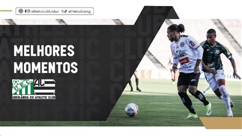 Uberl Ndia X Athletic Club Mineiro Melhores Momentos Youtube