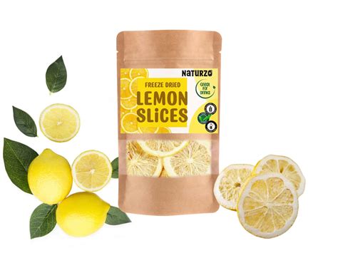 Freeze Dried Lemon Slices Naturzo