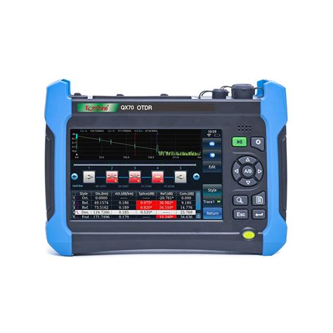 FTTx OTDR Tester KOMSHINE QX70 MS Singlemode And Multimode 850 1300nm