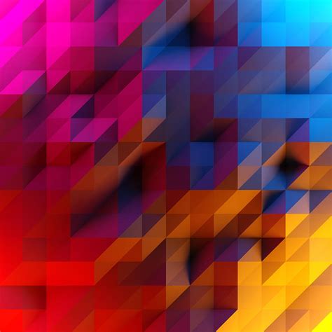 Abstract Background Of Low Poly Triangles 3d Render Image Digital Art