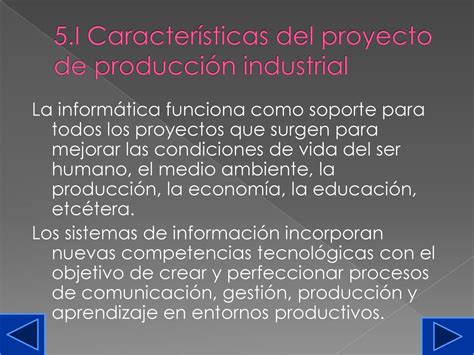 Proyecto de producción industrial ppt descargar