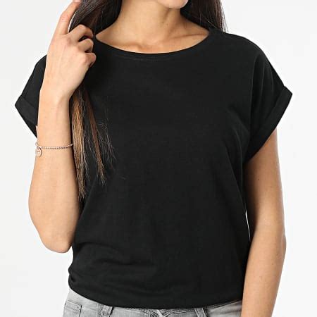 Urban Classics Tee Shirt Sans Manches Femme TB771 Noir