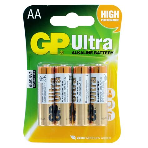 GP Batteries Ultra Alkaline AA Batteries - Cell Pack Solutions