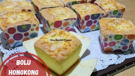 Resep Bolu Hongkong Keju Almond YouTube