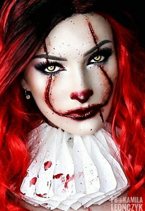 Pennywise The Clown Glam Makeup #halloween | Funky hairstyles ...