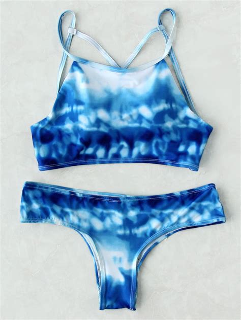 Tie Dye Strappy Back Bikini Set Artofit