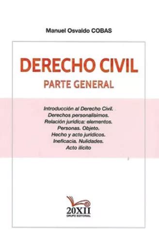 Derecho Civil Parte General Cobas Envío gratis