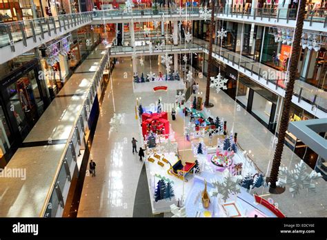 Interior of City Center Mall at Christmas, Kingdom of Bahrain Stock ...