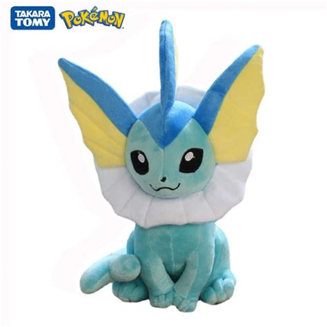 Cm Pokemon Eevee Vaporeon Cartoon Cute Anime Figure Model Big Doll