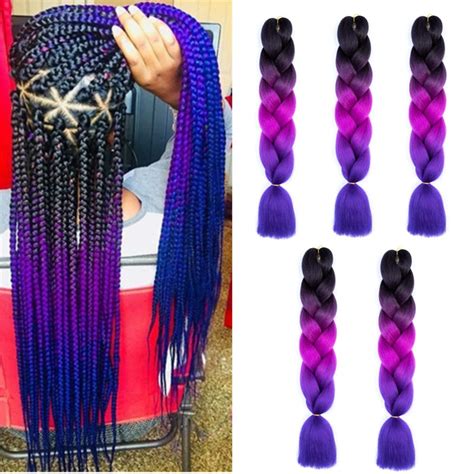 Amazon Laurinda Hair Jumbo Braiding Hair 5PCSLot Ombre Kanekalon