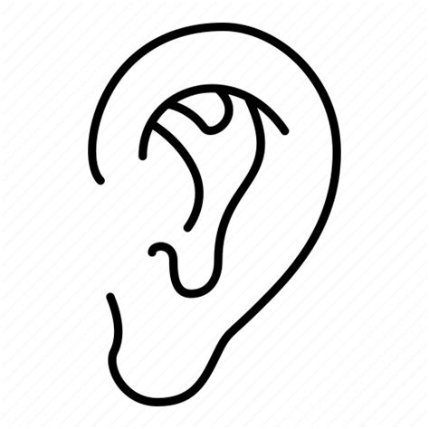 Ear Anatomy Body Part Icon Download On Iconfinder