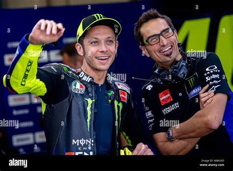 46 VALENTINO ROSSI AI BOX DURING LE FP2 During Grand Prix Of Italy 2019