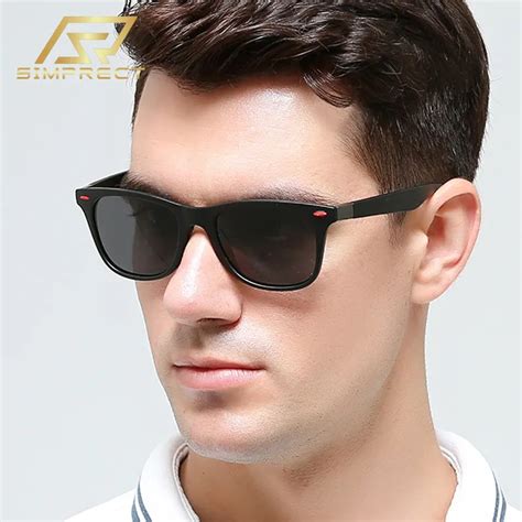 Simprect Polarized Sunglasses For Men 2023 Uv400 High Quality Luxury