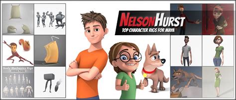 Top Character Rigs For Maya Free And Premium Nelson Hurst