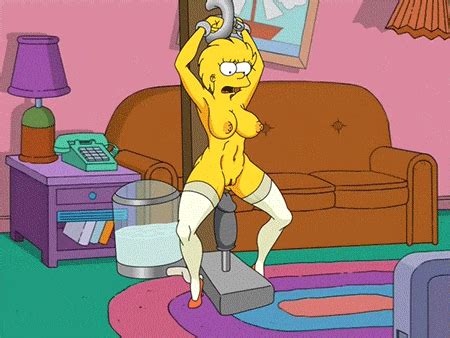 Xbooru Big Breasts Bondage Erect Nipples Lisa Simpson Machine