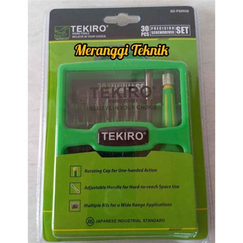 Jual Id Obeng Presisi Set Tekiro Pcs Shopee Indonesia