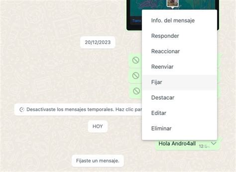 Cómo fijar un mensaje en WhatsApp paso a paso Tecniasistencia es