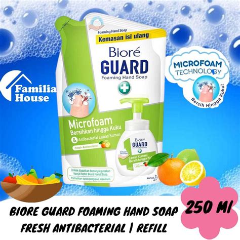 Jual Biore Guard Foaming Hand Soap Fresh Antibacterial Ml Refill