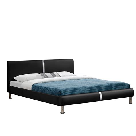 Willsoon Furniture Modern Design Bed With Silver Line Double Size Pu