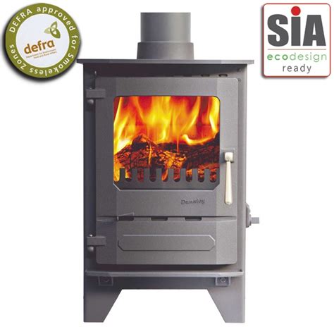 Dunsley Heat Highlander 5 Enviro Burn Sg Metallic Black Ne Stoves