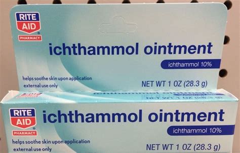 Ichthammol Ointment 10 Drawing Salve 1oz Tube Ointments Creams And Oils