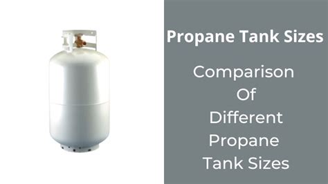 Propane Tank Sizes Find Your Perfect Fit Compare Now