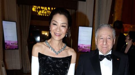 Photo Jean Todt Et Sa Compagne Michelle Yeoh Soir E Princess Grace