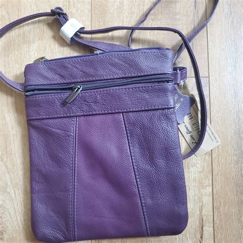 Maze Exclusive Bags Nwt Maze Exclusive Onthego Super Soft Leather Crossbody Bag Purple