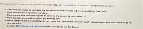 Note This Problem Is For The Tax Year Alfred Chegg